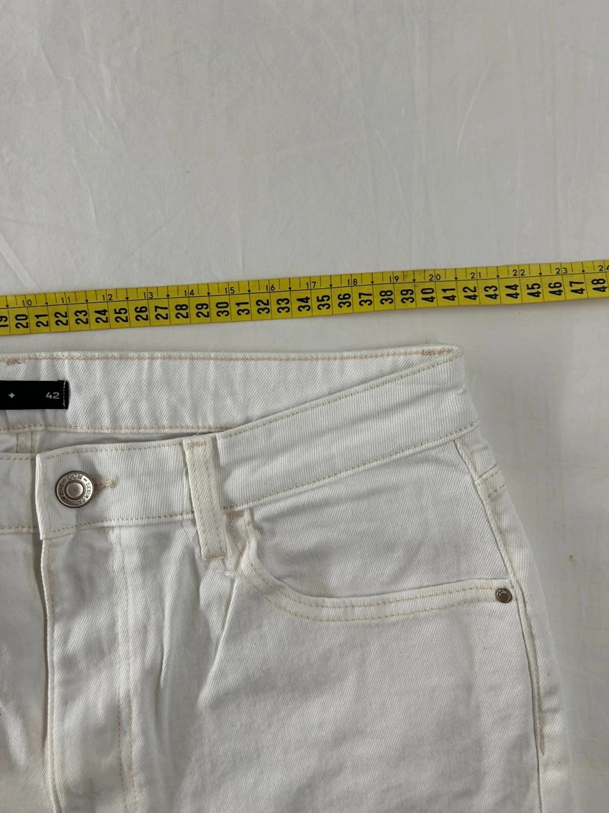 Rechte pas tex witte jeans – photo 8